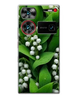 Чехол для ZTE Nubia Z60 Ultra с картинкой «Ландыши в зелени» Чехол для ZTE Nubia Z60 Ultra с картинкой «Ландыши в зелени»