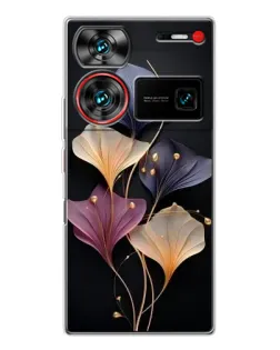 Чехол для ZTE Nubia Z60 Ultra с картинкой «Лиловые цветы грации» Чехол для ZTE Nubia Z60 Ultra с картинкой «Лиловые цветы грации»