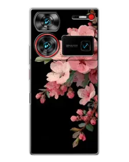 Чехол для ZTE Nubia Z60 Ultra с картинкой «Розовая ветка сакуры» Чехол для ZTE Nubia Z60 Ultra с картинкой «Розовая ветка сакуры»