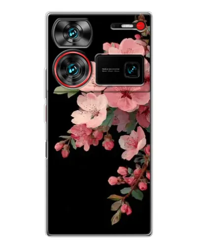 Чехол для ZTE Nubia Z60 Ultra с картинкой «Розовая ветка сакуры» Чехол для ZTE Nubia Z60 Ultra с картинкой «Розовая ветка сакуры»