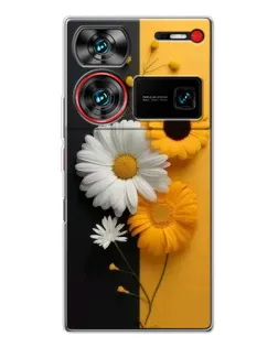 Чехол для ZTE Nubia Z60 Ultra с картинкой «Подсолнух и ромашка» Чехол для ZTE Nubia Z60 Ultra с картинкой «Подсолнух и ромашка»