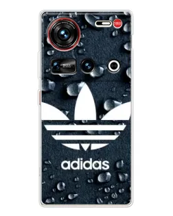 Чехол для ZTE Nubia Z70 Ultra с картинкой «Adidas Trefoil Blue» Чехол для ZTE Nubia Z70 Ultra с картинкой «Adidas Trefoil Blue»