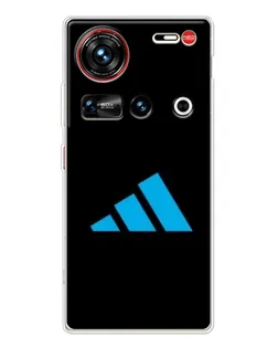 Чехол для ZTE Nubia Z70 Ultra с картинкой «Adidas Cyan Logo» Чехол для ZTE Nubia Z70 Ultra с картинкой «Adidas Cyan Logo»