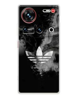 Чехол для ZTE Nubia Z70 Ultra с картинкой «Абстрактный дым Adidas» Чехол для ZTE Nubia Z70 Ultra с картинкой «Абстрактный дым Adidas»