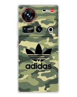 Чехол для ZTE Nubia Z70 Ultra с картинкой «Милитари стиль Adidas» Чехол для ZTE Nubia Z70 Ultra с картинкой «Милитари стиль Adidas»