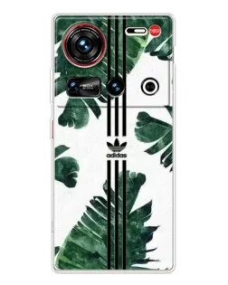 Чехол для ZTE Nubia Z70 Ultra с картинкой «Пальмовые листья адидас»