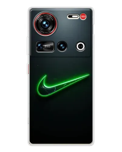 Чехол для ZTE Nubia Z70 Ultra с картинкой «Неоновый контур Nike» Чехол для ZTE Nubia Z70 Ultra с картинкой «Неоновый контур Nike»