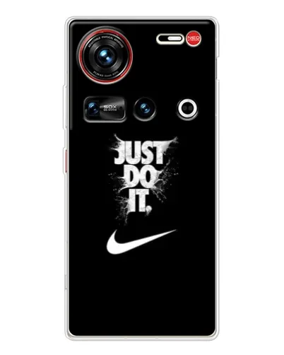 Чехол для ZTE Nubia Z70 Ultra с картинкой «Текстовый принт Nike» Чехол для ZTE Nubia Z70 Ultra с картинкой «Текстовый принт Nike»