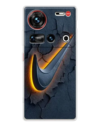 Чехол для ZTE Nubia Z70 Ultra с картинкой «Объемный логотип Найк» Чехол для ZTE Nubia Z70 Ultra с картинкой «Объемный логотип Найк»