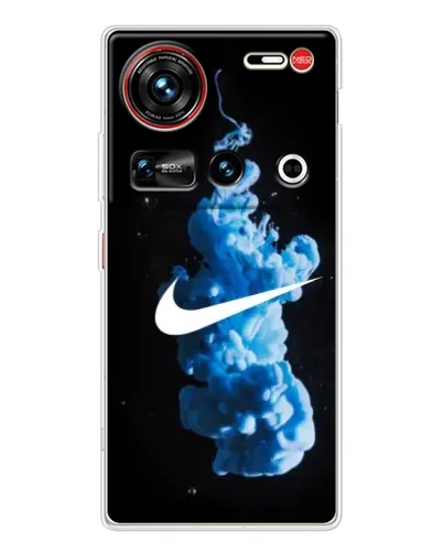 Чехол для ZTE Nubia Z70 Ultra с картинкой «Nike и синий дым» Чехол для ZTE Nubia Z70 Ultra с картинкой «Nike и синий дым»