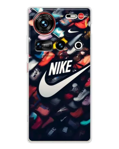 Чехол для ZTE Nubia Z70 Ultra с картинкой «Коллекция кроссовок Nike» Чехол для ZTE Nubia Z70 Ultra с картинкой «Коллекция кроссовок Nike»