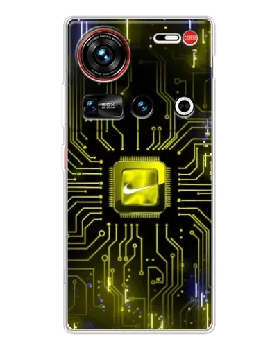 Чехол для ZTE Nubia Z70 Ultra с картинкой «Nike — золотая искра» Чехол для ZTE Nubia Z70 Ultra с картинкой «Nike — золотая искра»