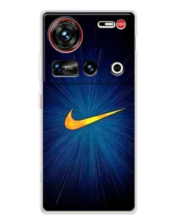 Чехол для ZTE Nubia Z70 Ultra с картинкой «Синий пульс Nike»