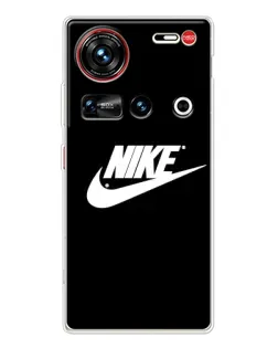 Чехол для ZTE Nubia Z70 Ultra с картинкой «Мазки краски Nike»