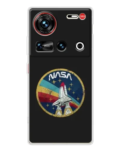 Чехол для ZTE Nubia Z70 Ultra с картинкой «NASA — эмблема миссии» Чехол для ZTE Nubia Z70 Ultra с картинкой «NASA — эмблема миссии»