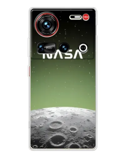 Чехол для ZTE Nubia Z70 Ultra с картинкой «NASA — лунный градиент» Чехол для ZTE Nubia Z70 Ultra с картинкой «NASA — лунный градиент»