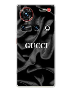 Чехол для ZTE Nubia Z70 Ultra с картинкой «Gucci — шелковые волны» Чехол для ZTE Nubia Z70 Ultra с картинкой «Gucci — шелковые волны»
