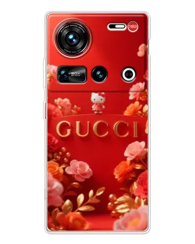 Чехол для ZTE Nubia Z70 Ultra с картинкой «Gucci — золотой сад» Чехол для ZTE Nubia Z70 Ultra с картинкой «Gucci — золотой сад»