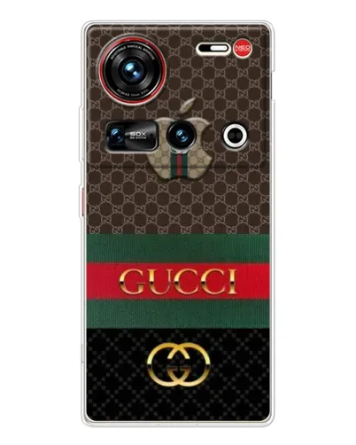 Чехол для ZTE Nubia Z70 Ultra с картинкой «Gucci — брендированный десерт» Чехол для ZTE Nubia Z70 Ultra с картинкой «Gucci — брендированный десерт»