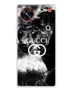 Чехол для ZTE Nubia Z70 Ultra с картинкой «Gucci — дикая природа»