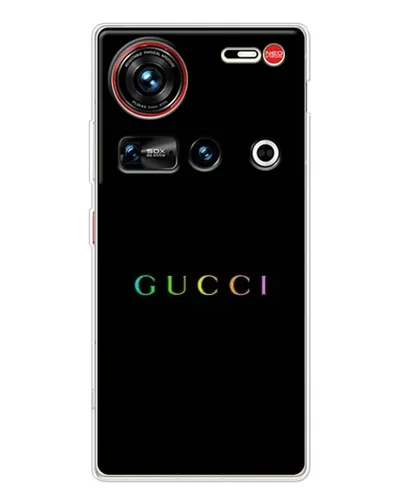 Чехол для ZTE Nubia Z70 Ultra с картинкой «Gucci — неоновый минимализм» Чехол для ZTE Nubia Z70 Ultra с картинкой «Gucci — неоновый минимализм»