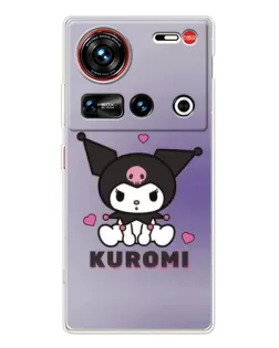 Чехол для ZTE Nubia Z70 Ultra с картинкой «Kuromi — фиолетовый арт» Чехол для ZTE Nubia Z70 Ultra с картинкой «Kuromi — фиолетовый арт»