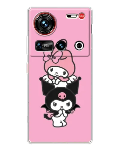 Чехол для ZTE Nubia Z70 Ultra с картинкой «My Melody и Kuromi» Чехол для ZTE Nubia Z70 Ultra с картинкой «My Melody и Kuromi»
