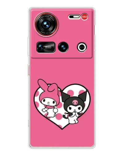 Чехол для ZTE Nubia Z70 Ultra с картинкой «Kuromi и My Melody» Чехол для ZTE Nubia Z70 Ultra с картинкой «Kuromi и My Melody»