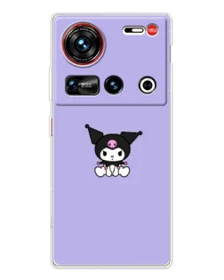 Чехол для ZTE Nubia Z70 Ultra с картинкой «Kuromi — фиолетовый минимализм» Чехол для ZTE Nubia Z70 Ultra с картинкой «Kuromi — фиолетовый минимализм»