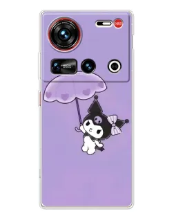 Чехол для ZTE Nubia Z70 Ultra с картинкой «Kuromi с зонтиком» Чехол для ZTE Nubia Z70 Ultra с картинкой «Kuromi с зонтиком»