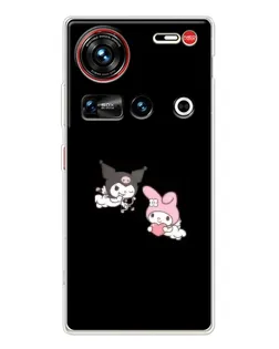 Чехол для ZTE Nubia Z70 Ultra с картинкой «My Melody и Kuromi» Чехол для ZTE Nubia Z70 Ultra с картинкой «My Melody и Kuromi»