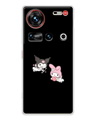 Чехол для ZTE Nubia Z70 Ultra с картинкой «My Melody и Kuromi» Чехол для ZTE Nubia Z70 Ultra с картинкой «My Melody и Kuromi»