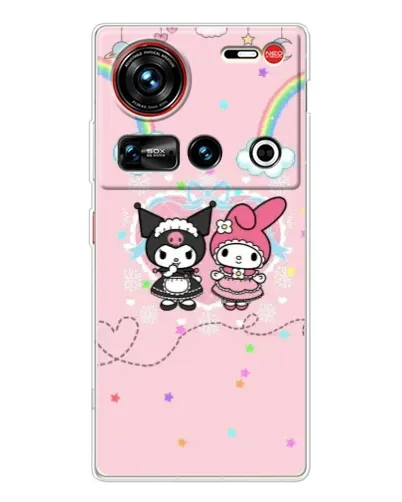 Чехол для ZTE Nubia Z70 Ultra с картинкой «My Melody и Kuromi» Чехол для ZTE Nubia Z70 Ultra с картинкой «My Melody и Kuromi»