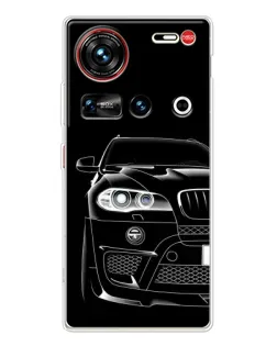 Чехол для ZTE Nubia Z70 Ultra с картинкой «Темный силуэт BMW» Чехол для ZTE Nubia Z70 Ultra с картинкой «Темный силуэт BMW»