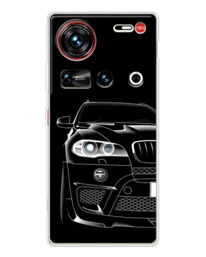 Чехол для ZTE Nubia Z70 Ultra с картинкой «Темный силуэт BMW» Чехол для ZTE Nubia Z70 Ultra с картинкой «Темный силуэт BMW»