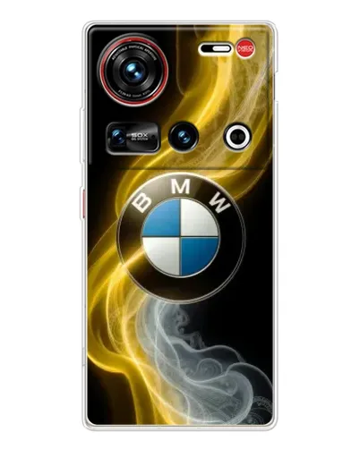 Чехол для ZTE Nubia Z70 Ultra с картинкой «Золотистый дым BMW» Чехол для ZTE Nubia Z70 Ultra с картинкой «Золотистый дым BMW»