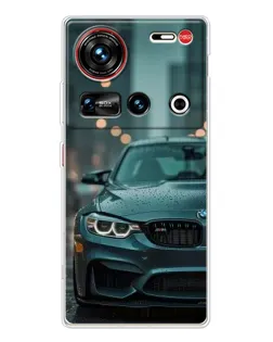 Чехол для ZTE Nubia Z70 Ultra с картинкой «BMW в огнях города» Чехол для ZTE Nubia Z70 Ultra с картинкой «BMW в огнях города»