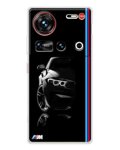 Чехол для ZTE Nubia Z70 Ultra с картинкой «Силуэт BMW в темноте» Чехол для ZTE Nubia Z70 Ultra с картинкой «Силуэт BMW в темноте»