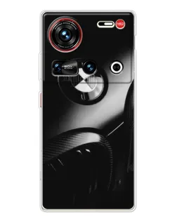 Чехол для ZTE Nubia Z70 Ultra с картинкой «Эмблема BMW — макро» Чехол для ZTE Nubia Z70 Ultra с картинкой «Эмблема BMW — макро»