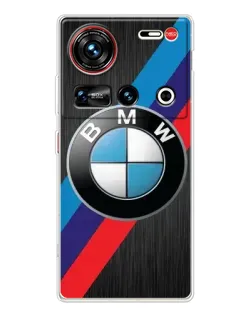 Чехол для ZTE Nubia Z70 Ultra с картинкой «BMW M-stripes стиль» Чехол для ZTE Nubia Z70 Ultra с картинкой «BMW M-stripes стиль»