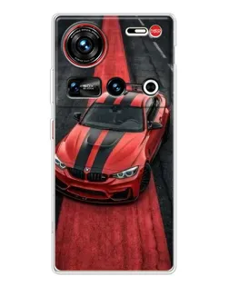 Чехол для ZTE Nubia Z70 Ultra с картинкой «BMW на красной дорожке» Чехол для ZTE Nubia Z70 Ultra с картинкой «BMW на красной дорожке»