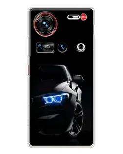 Чехол для ZTE Nubia Z70 Ultra с картинкой «BMW — ночной взгляд» Чехол для ZTE Nubia Z70 Ultra с картинкой «BMW — ночной взгляд»