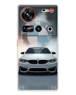 Чехол для ZTE Nubia Z70 Ultra с картинкой «BMW в белом дыму» Чехол для ZTE Nubia Z70 Ultra с картинкой «BMW в белом дыму»