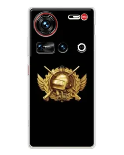 Чехол для ZTE Nubia Z70 Ultra с картинкой «PUBG — оранжевый градиент» Чехол для ZTE Nubia Z70 Ultra с картинкой «PUBG — оранжевый градиент»