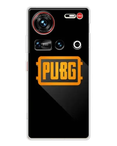 Чехол для ZTE Nubia Z70 Ultra с картинкой «PUBG — рамка лого» Чехол для ZTE Nubia Z70 Ultra с картинкой «PUBG — рамка лого»
