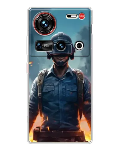 Чехол для ZTE Nubia Z70 Ultra с картинкой «PUBG — реалистичный герой» Чехол для ZTE Nubia Z70 Ultra с картинкой «PUBG — реалистичный герой»