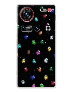 Чехол для ZTE Nubia Z70 Ultra с картинкой «Экипаж Among Us» Чехол для ZTE Nubia Z70 Ultra с картинкой «Экипаж Among Us»