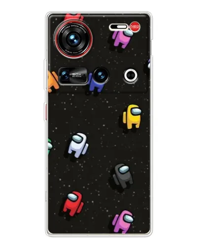 Чехол для ZTE Nubia Z70 Ultra с картинкой «Космический паттерн Among Us» Чехол для ZTE Nubia Z70 Ultra с картинкой «Космический паттерн Among Us»
