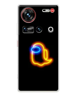 Чехол для ZTE Nubia Z70 Ultra с картинкой «Among Us неоновое сияние» Чехол для ZTE Nubia Z70 Ultra с картинкой «Among Us неоновое сияние»