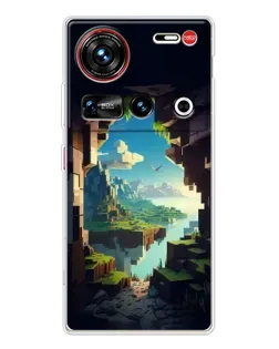Чехол для ZTE Nubia Z70 Ultra с картинкой «Вид из пещеры» Чехол для ZTE Nubia Z70 Ultra с картинкой «Вид из пещеры»